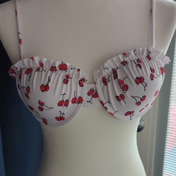Other - Cherry Print Women's Swim Top